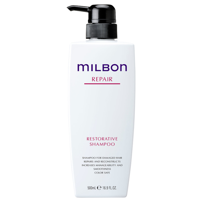 Dầu gội Milbon Repair phục hồi tóc hư nặng do nhuộm tẩy 500ml