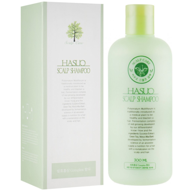 Hasuo Natural Shampoo - Dầu gội ngăn rụng tóc và kích thích mọc tóc 300ml