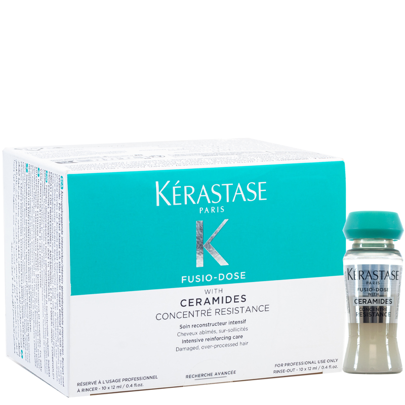 Dưỡng chất cho tóc hư tổn Kerastase fusio dose concentre resistance 10x12ml