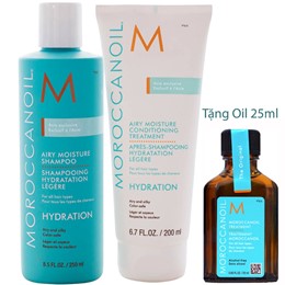 DẦU GỘI XÃ MOROCCANOIL AIRY MOISTURE 250ML