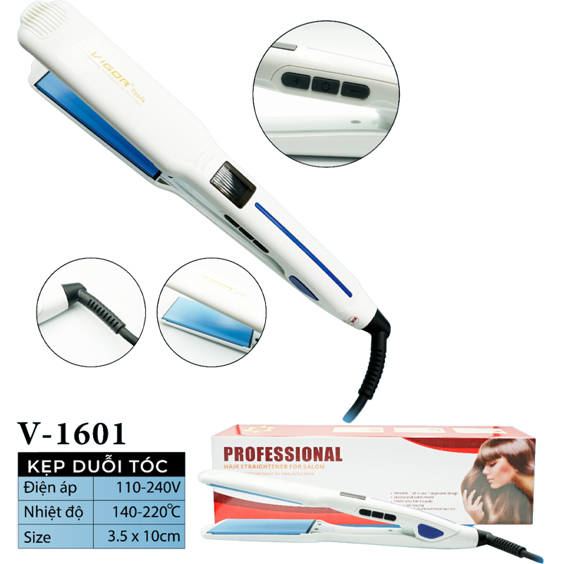 MÁY KẸP DUỖI TÓC V-1601 MÁY KẸP DUỖI TÓC V-1601