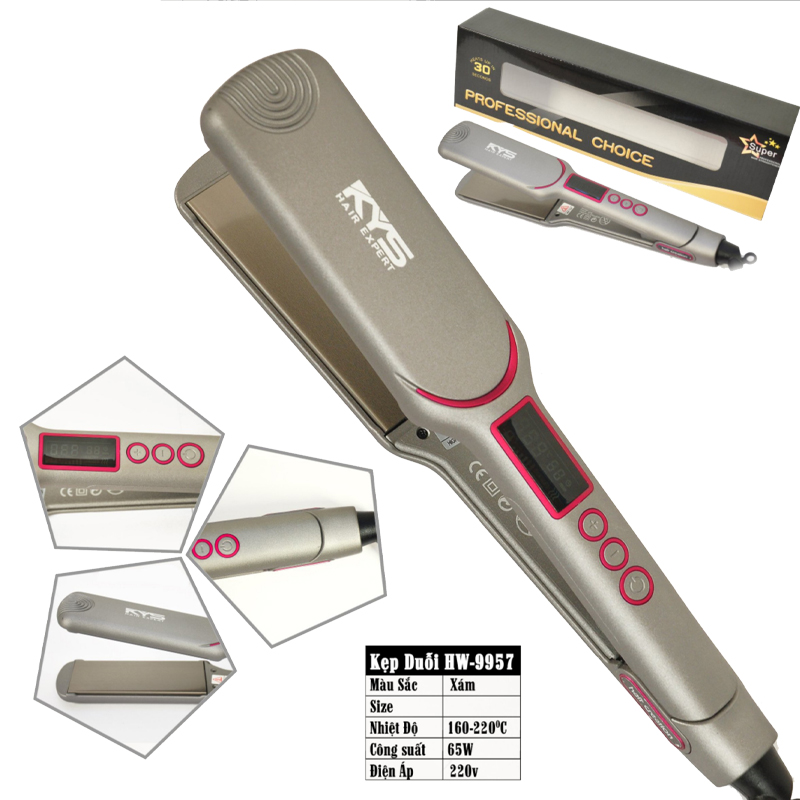 MÁY KẸP DUỖI TÓC HW-9957 MÁY KẸP DUỖI TÓC HW-9957