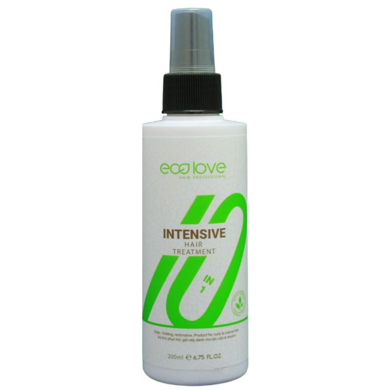 Xịt dưỡng xả khô Ecolove phục hồi giữ nếp dành cho tóc uốn & nhuộm 200ml