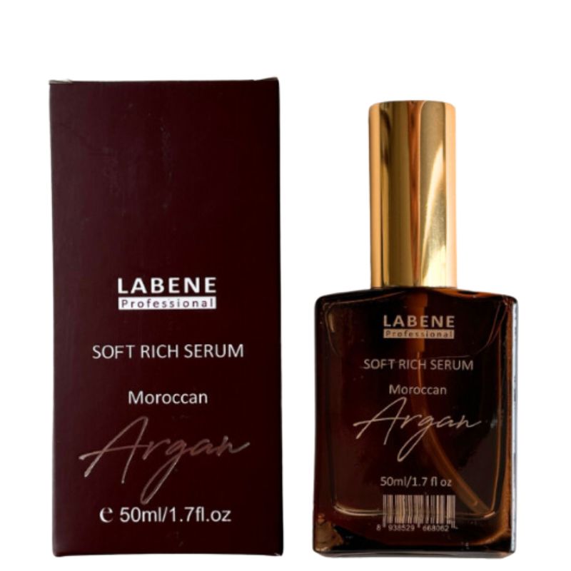 Serum Labene phục hồi tóc hư tổn soft rich moroccan argan 50ml