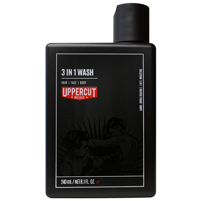 Dầu gội xả và sữa tắm Uppercut Deluxe 3 In 1 Wash 240ml