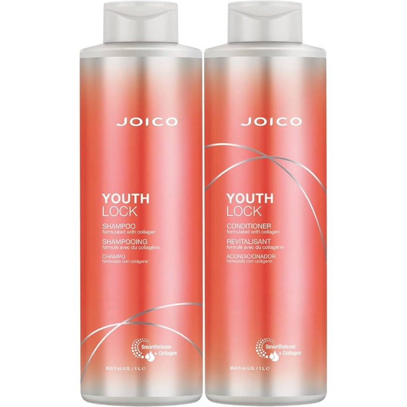 DẦU GỘI XẢ JOICO YOUTH LOCK BỔ SUNG COLLAGEN CHO TÓC 1000ML