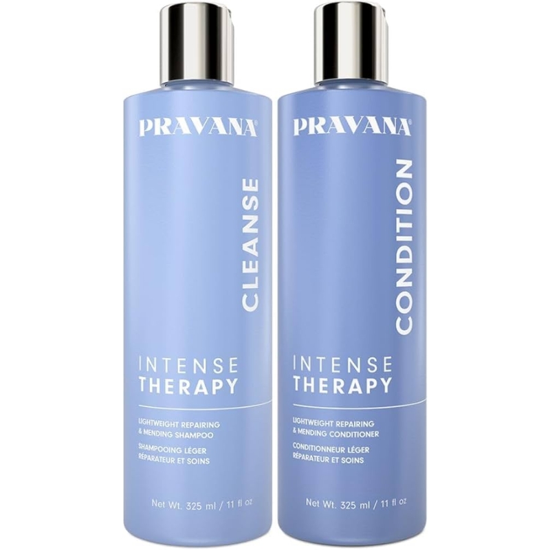 Dầu gội xả Pravana phục hồi tóc hư tổn Intense Therapy Cleanse 325ml