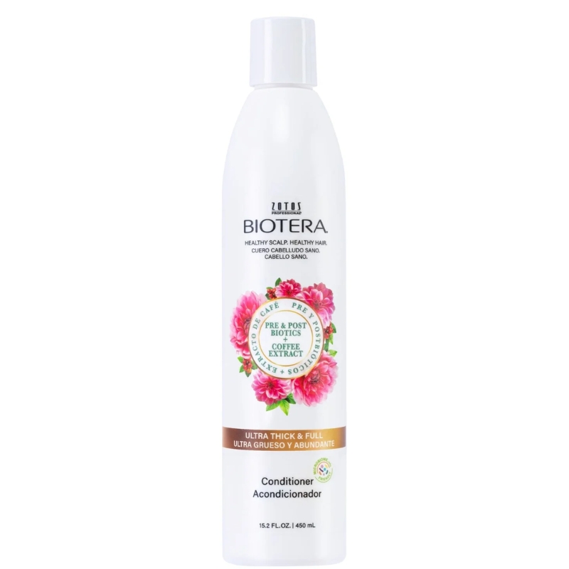 Dầu xả Biotera làm dày và tăng phồng tóc Ultra Thick & Full Sheer Volume 450ml