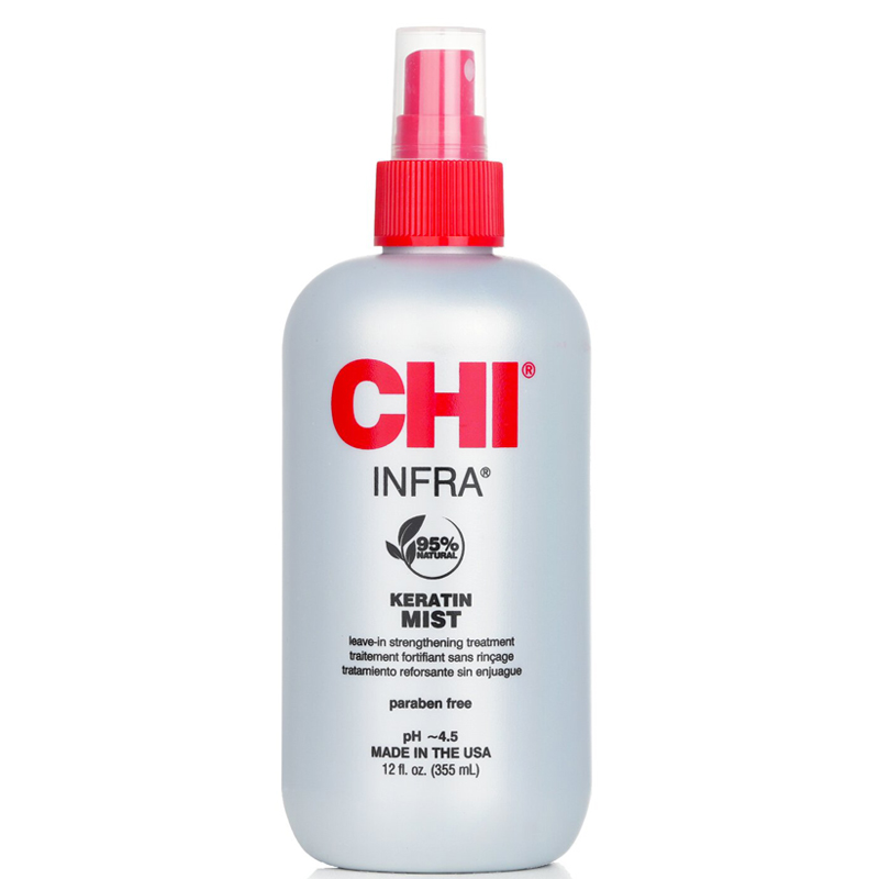 XỊT DƯỠNG ẨM CHI KERATIN MIST LEAVE IN STRANGTHENING 355ML