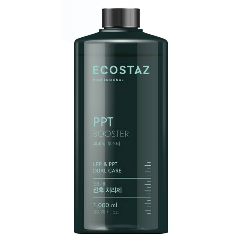 Tinh chất Ecostaz Booster phục hồi và liên kết cấu trúc tóc Keratin PPT & Collagen LPP 1000ml