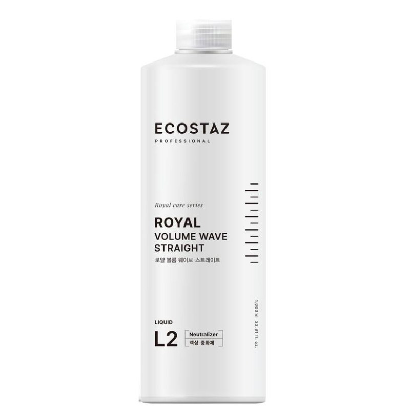 Dung dịch dập uốn Ecostaz Royal Volume Wave Straight Liquid 1000ml