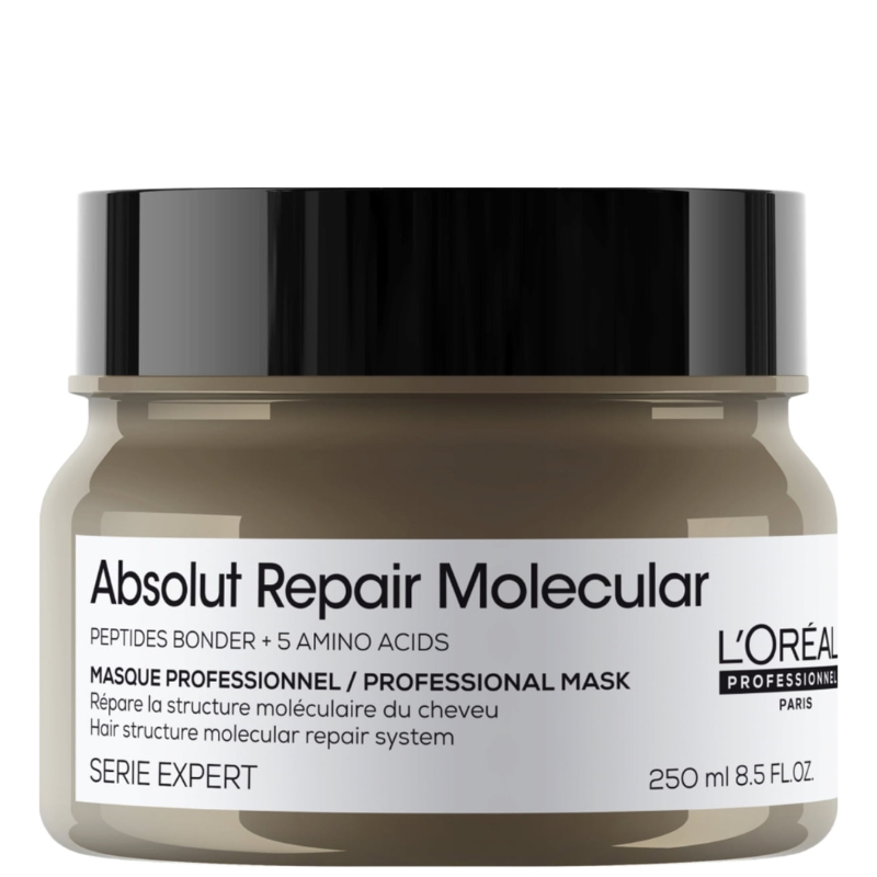 Mặt nạ L'oreal phục hồi liên kết tóc hư tổn Absolut Repair Molecular 250ml