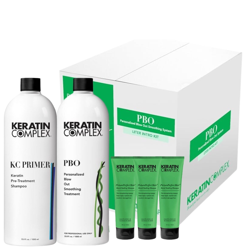 Bộ sản phẩm Keratin Complex PBO làm mượt tóc linh hoạt Blow Out Smoothing System 100ml 