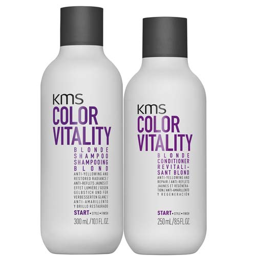 DẦU GỘI XÃ NÂNG SÁNG MÀU TÓC KMS COLORVITALITY BLONDE 300ML DẦU GỘI XÃ NÂNG SÁNG MÀU TÓC KMS COLORVITALITY BLONDE 300ML