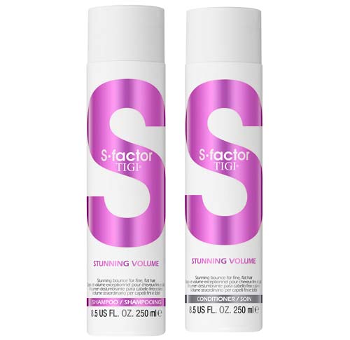 DẦU GỘI XÃ TẠO PHỒNG CHO TÓC S.FACTOR TIGI STUNING VOLUME 250ML DẦU GỘI XÃ TẠO PHỒNG CHO TÓC S.FACTOR TIGI STUNING VOLUME 250ML