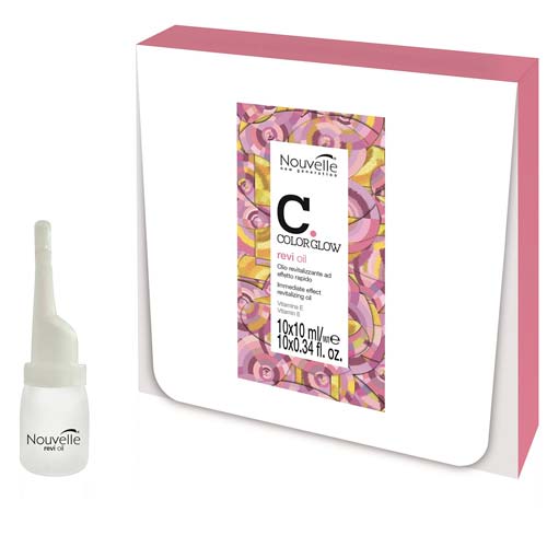 HUYẾT THANH NOUVELLE DƯỠNG MÀU TÓC NHUỘM COLOR GLOW REVI OIL 10X10ML HUYẾT THANH NOUVELLE DƯỠNG MÀU TÓC NHUỘM COLOR GLOW REVI OIL 10X10ML
