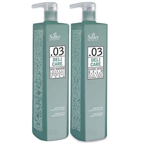 DẦU GỘI XÃ CHĂM SÓC TÓC SUÔN MƯỢT SILKY DELI CARE HIDRO HERB BALM 1000ML DẦU GỘI XÃ CHĂM SÓC TÓC SUÔN MƯỢT SILKY DELI CARE HIDRO HERB BALM 1000ML