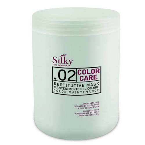 HẤP DẦU DƯỠNG MÀU TÓC NHUỘM SILKY RESTITUTIVE MASK 1000ML HẤP DẦU DƯỠNG MÀU TÓC NHUỘM SILKY RESTITUTIVE MASK 1000ML