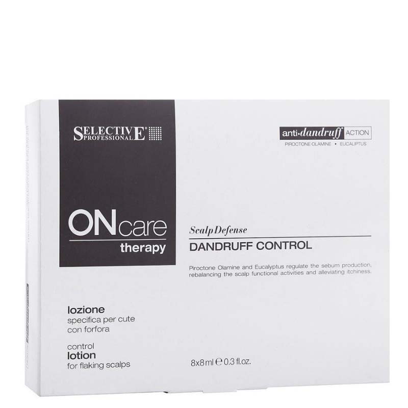 TINH DẦU HỖ TRỢ TRỊ GÀU DANDRUFF CONTROL LOTION SELECTIVE 8x8ML TINH DẦU HỖ TRỢ TRỊ GÀU DANDRUFF CONTROL LOTION SELECTIVE 8x8ML