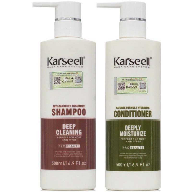 DẦU GỘI XẢ KARSEELL HỖ TRỢ TRỊ GÀU DEEP CLEANSING 500ML DẦU GỘI XẢ KARSEELL HỖ TRỢ TRỊ GÀU DEEP CLEANSING 500ML