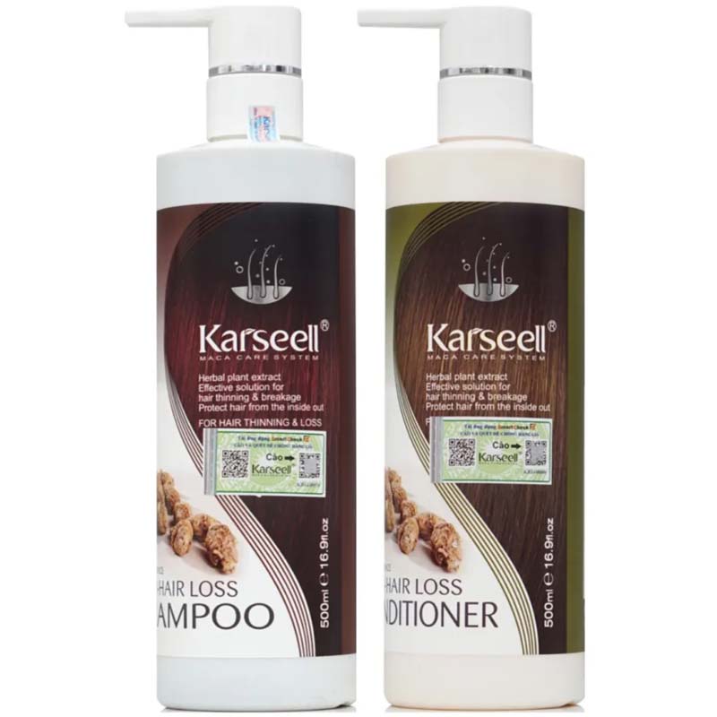 DẦU GỘI XẢ KARSEELL HỖ TRỢ CHỐNG RỤNG TÓC ANTI HAIRLOSS 500ML DẦU GỘI XẢ KARSEELL HỖ TRỢ CHỐNG RỤNG TÓC ANTI HAIRLOSS 500ML