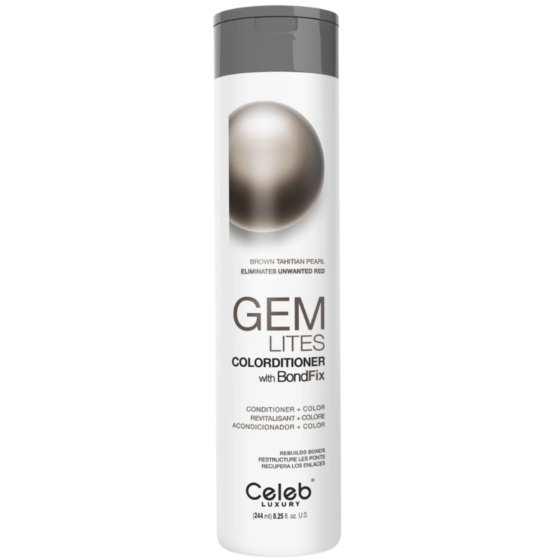 DẦU XẢ CELEB GEM LITES BROWN TAHITIAN DÀNH CHO TÓC MÀU NÂU ĐẬM VÀ ĐEN 244ML DẦU XẢ CELEB GEM LITES BROWN TAHITIAN DÀNH CHO TÓC MÀU NÂU ĐẬM VÀ ĐEN 244ML