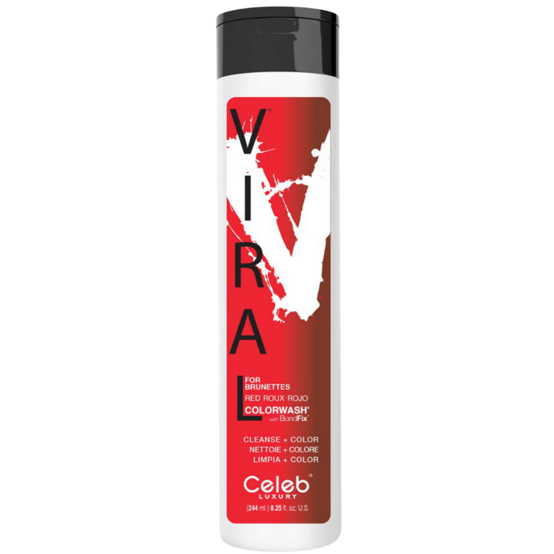 DẦU GỘI CELEB VIRAL RED FOR BRUNETTES DÀNH CHO TÓC MÀU NÂU ĐỎ 244ML DẦU GỘI CELEB VIRAL RED FOR BRUNETTES DÀNH CHO TÓC MÀU NÂU ĐỎ 244ML