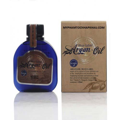 TINH DẦU PHỤC HỒI TÓC HƯ ARGAN OIL BLUE LABEL BOSNIC 120ML TINH DẦU PHỤC HỒI TÓC HƯ ARGAN OIL BLUE LABEL BOSNIC 120ML