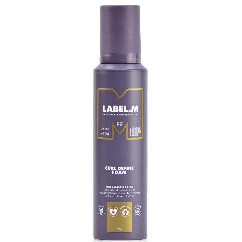 KEM BỌT TẠO KIỂU TÓC UỐN XOĂN LABEL.M NEW CURL DEFINE FOAM 150ML KEM BỌT TẠO KIỂU TÓC UỐN XOĂN LABEL.M NEW CURL DEFINE FOAM 150ML