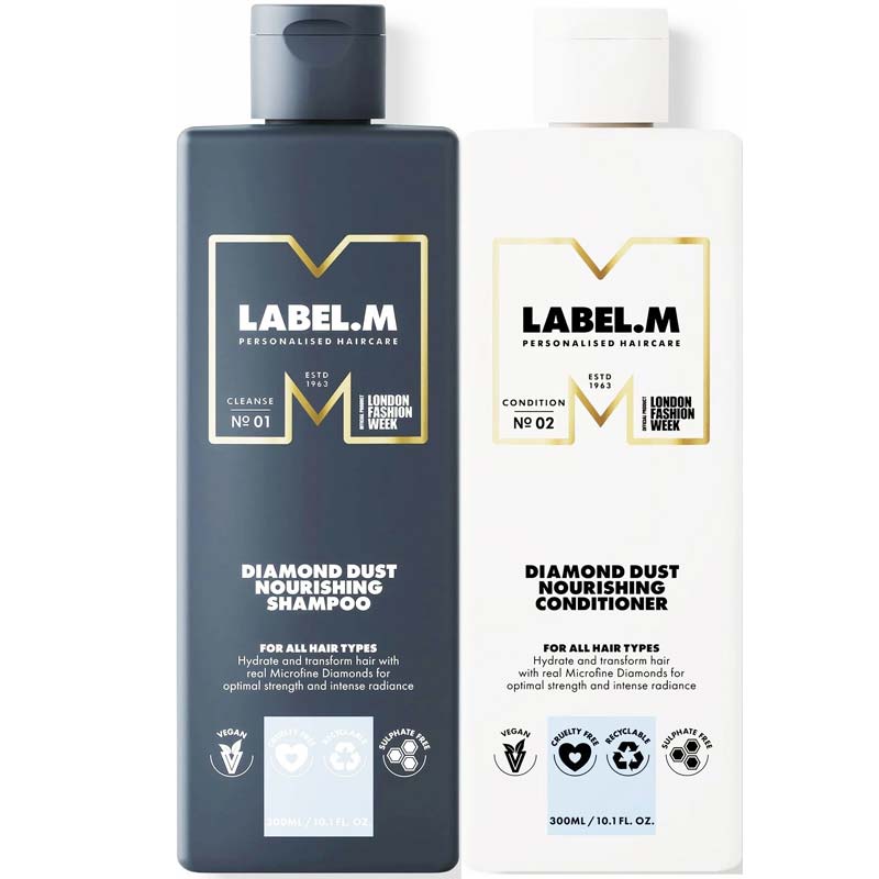 DẦU GỘI XÃ MỀM MƯỢT KHÔNG GÂY NẶNG TÓC LABEL.M DIAMOND DUST 300ML DẦU GỘI XÃ MỀM MƯỢT KHÔNG GÂY NẶNG TÓC LABEL.M DIAMOND DUST 300ML