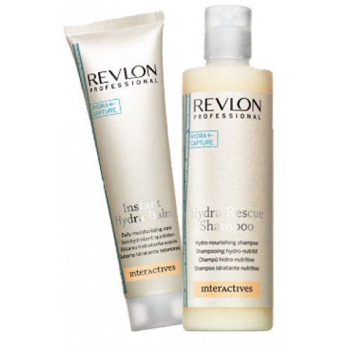 Dầu gội phục hồi tóc hư tổn REVLON Hydra Rescue 250ml x 2 Dầu gội phục hồi tóc hư tổn REVLON Hydra Rescue 250ml x 2