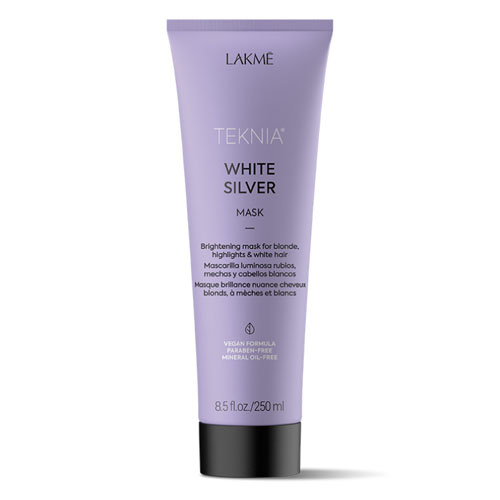 HẤP DẦU GIỮ BÓNG CHO TÓC SÁNG LAKME WHITE SILVER MASK 250ML HẤP DẦU GIỮ BÓNG CHO TÓC SÁNG LAKME WHITE SILVER MASK 250ML